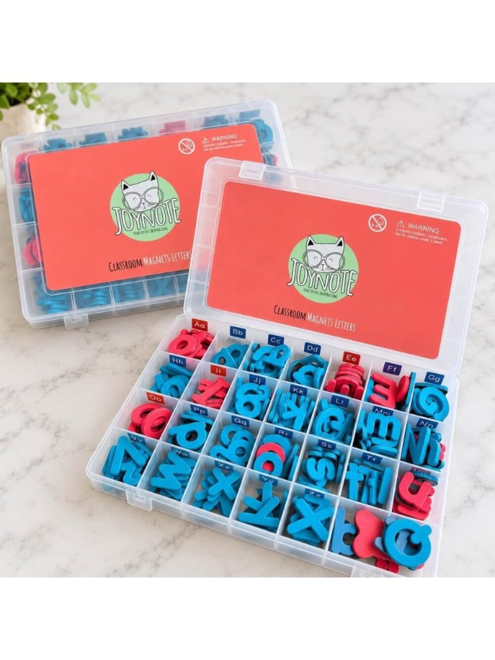 JoyNote Classroom Magnetic Letters 2 Set Alphabet Learning Teacher Homeschool